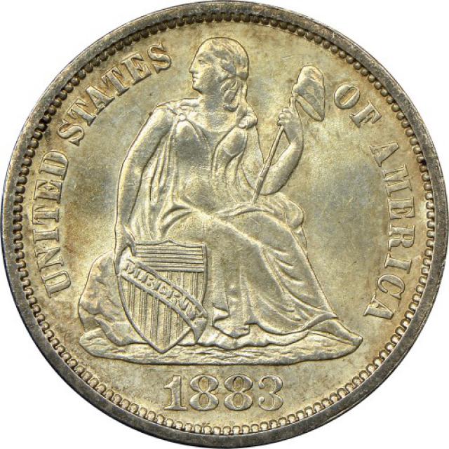 Монета Seated Liberty Dime, 1 дайм 1883, США, США