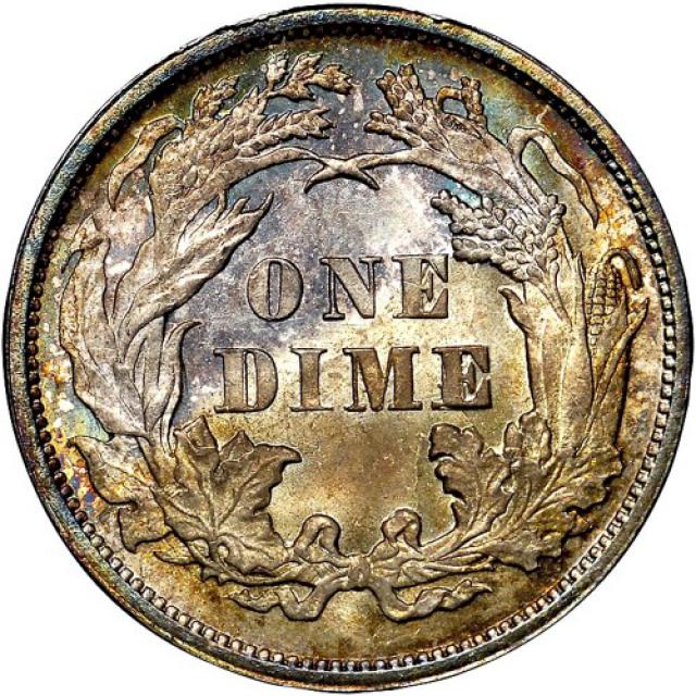 Монета Seated Liberty Dime, 1 дайм 1877, США, США