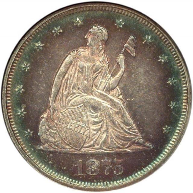 20 центів 1875, США, США