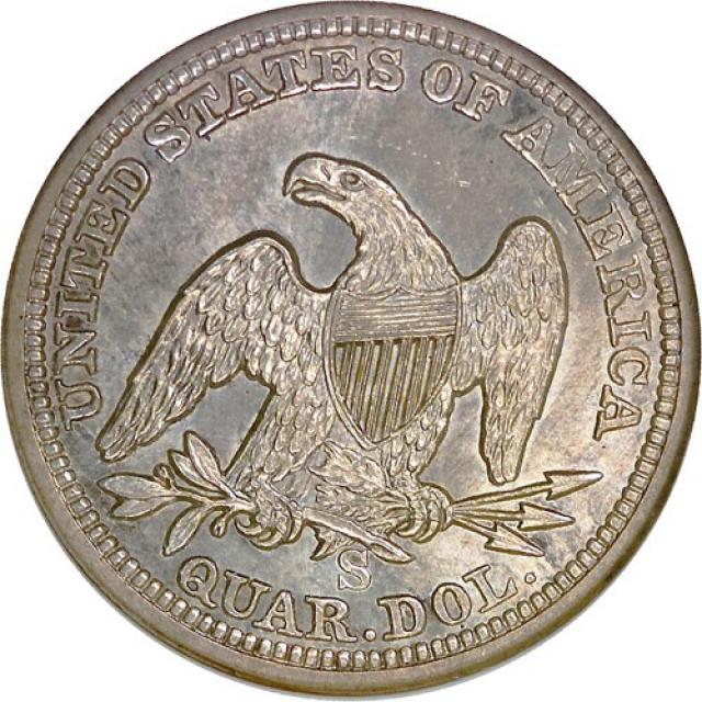 Монета Seated Liberty Quarter, ¼ долара 1864, США, США