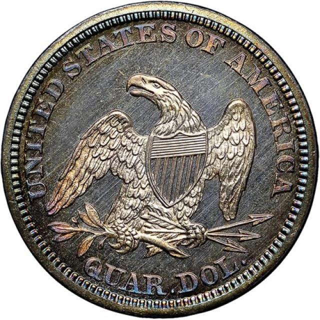 Монета Seated Liberty Quarter, ¼ долара 1862, США, США