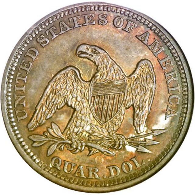 Монета Seated Liberty Quarter, ¼ долара 1860, США, США