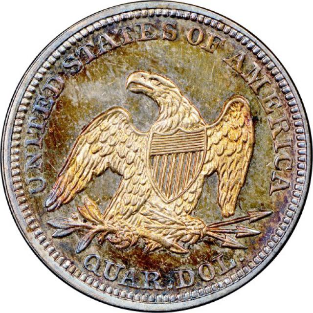 Монета Seated Liberty Quarter, ¼ долара 1858, США, США