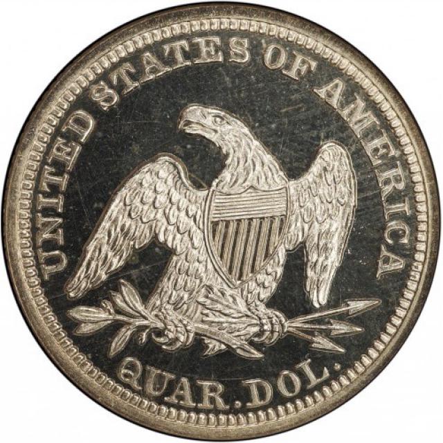 Монета Seated Liberty Quarter, ¼ долара 1856, США, США