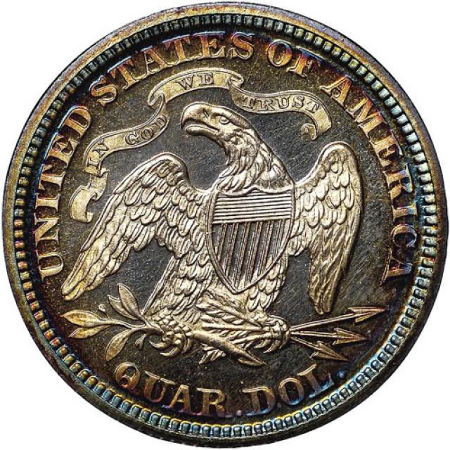 Монета Seated Liberty Quarter, ¼ долара 1873, США, США