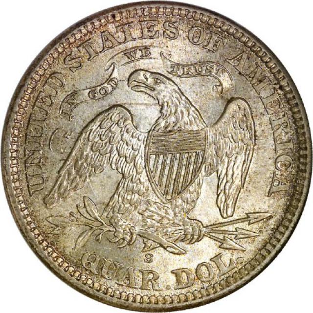Монета Seated Liberty Quarter, ¼ долара 1868, США, США