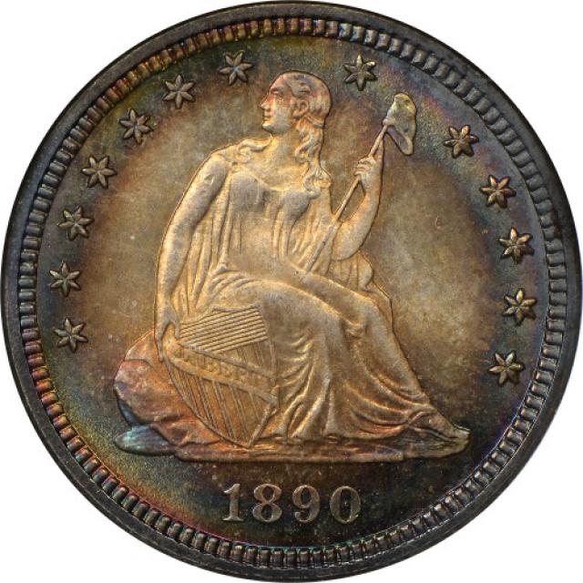 Монета Seated Liberty Quarter, ¼ долара 1890, США, США