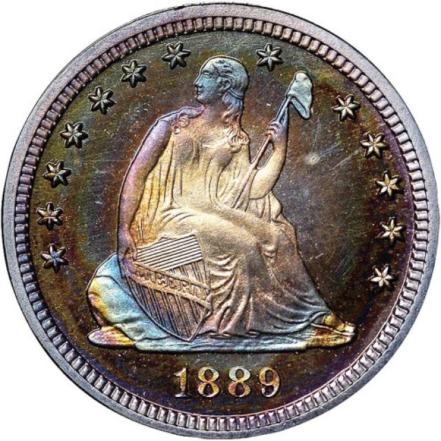 Монета Seated Liberty Quarter, ¼ долара 1889, США, США