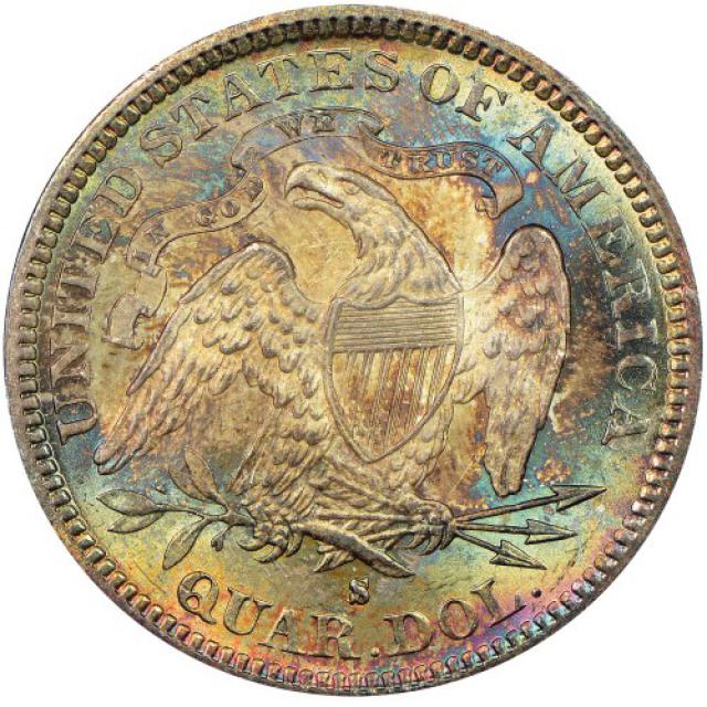 Монета Seated Liberty Quarter, ¼ долара 1877, США, США