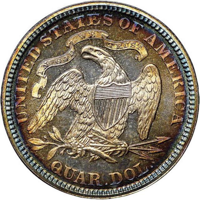 Монета Seated Liberty Quarter, ¼ долара 1876, США, США