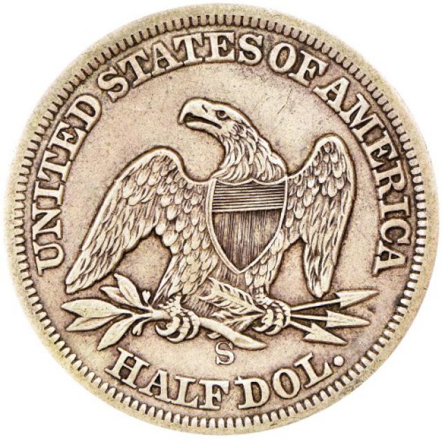 Монета Seated Liberty Half Dollar, ½ долара 1864, США, США