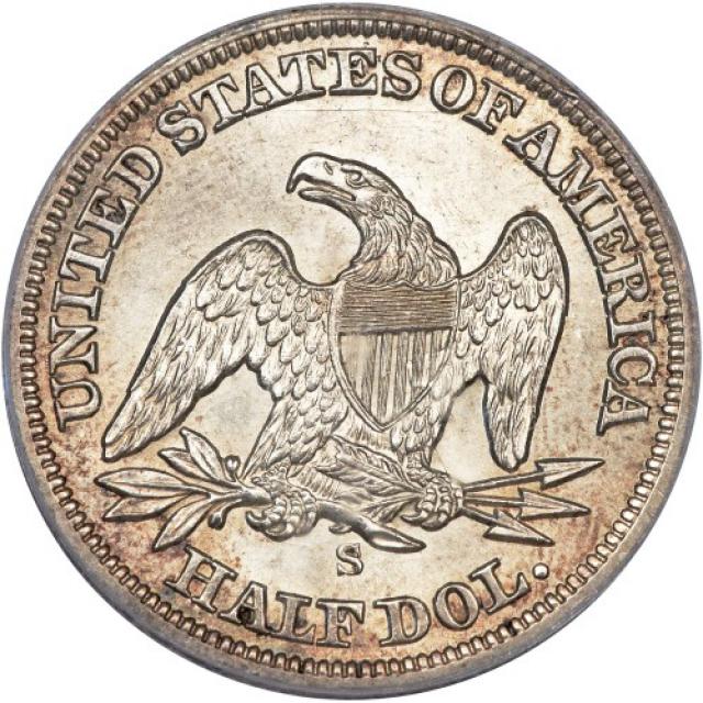 Монета Seated Liberty Half Dollar, ½ долара 1860, США, США