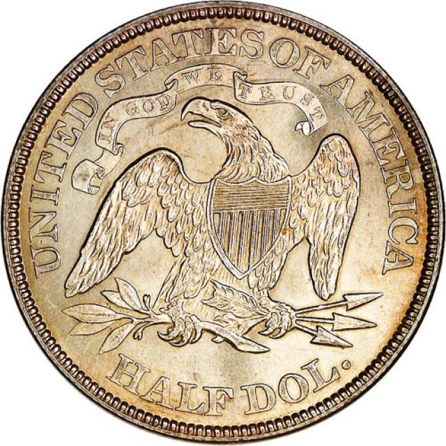 Монета Seated Liberty Half Dollar, ½ долара 1872, США, США