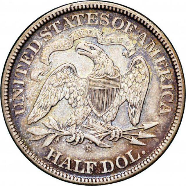 Монета Seated Liberty Half Dollar, ½ долара 1870, США, США