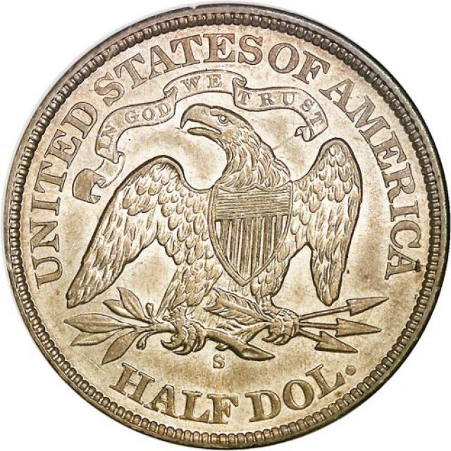 Монета Seated Liberty Half Dollar, ½ долара 1868, США, США