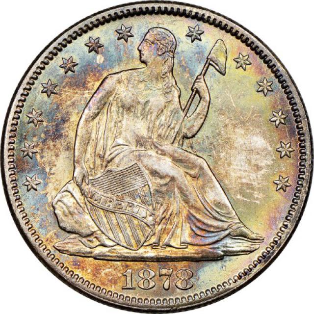 Монета Seated Liberty Half Dollar, ½ долара 1878, США, США