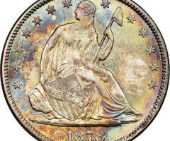 Монета Seated Liberty Half Dollar, ½ долара 1878, США, США