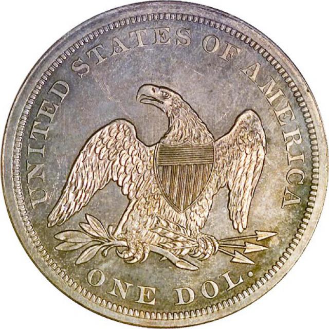 Монета Свобода, що сидить, 1 долар 1865, США, США