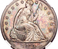Монета Свобода, що сидить, 1 долар 1859, США, США