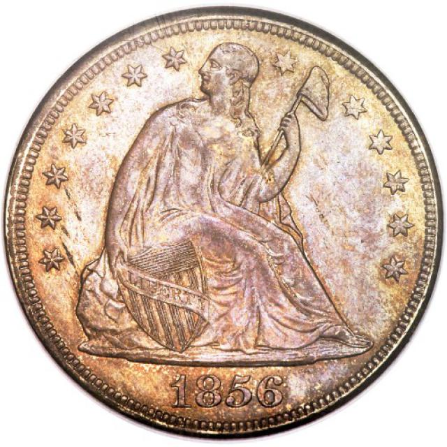 Монета Свобода, що сидить, 1 долар 1856, США, США