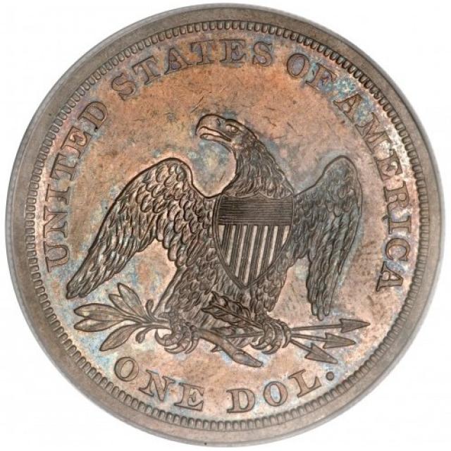 Монета Свобода, що сидить, 1 долар 1848, США, США
