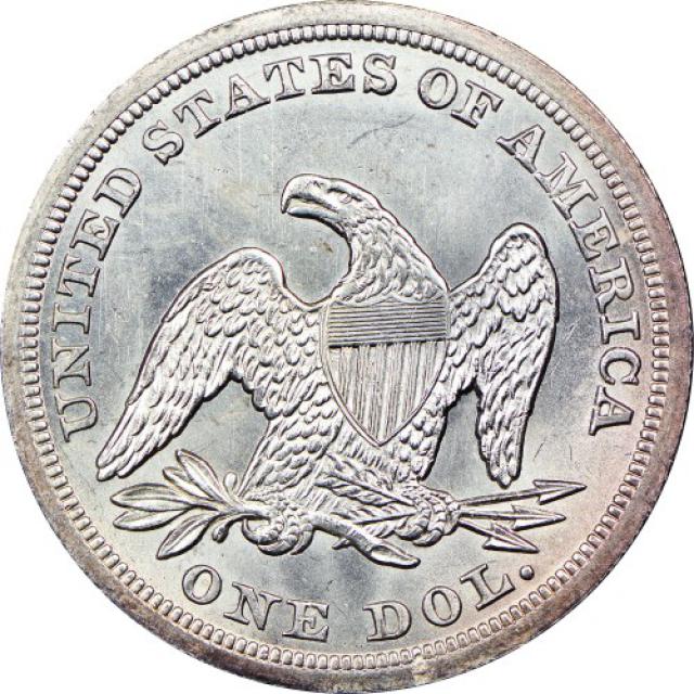 Монета Свобода, що сидить, 1 долар 1847, США, США