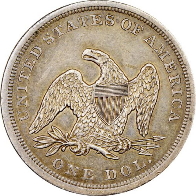 Монета Свобода, що сидить, 1 долар 1843, США, США