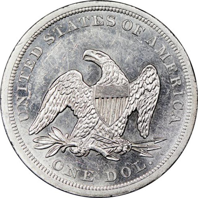 Монета Свобода, що сидить, 1 долар 1842, США, США