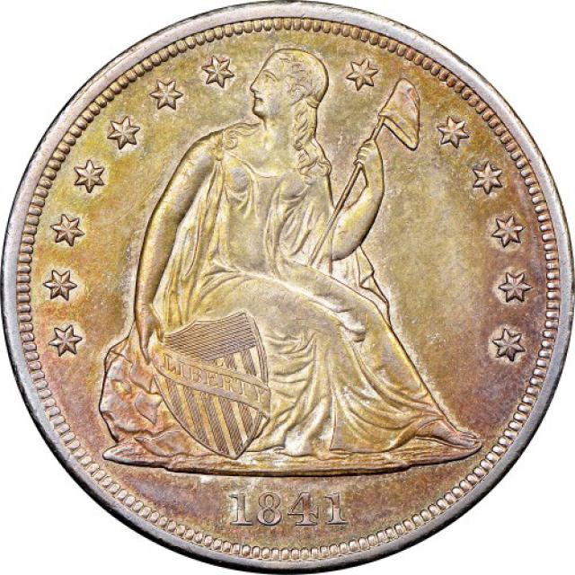 Монета Свобода, що сидить, 1 долар 1841, США, США