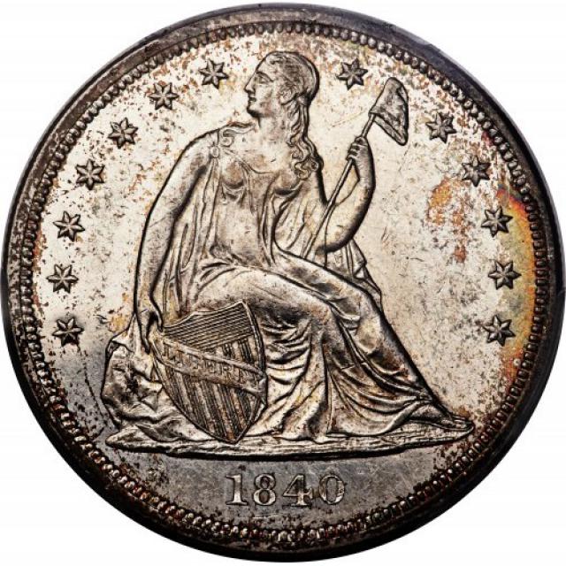 Монета Свобода, що сидить, 1 долар 1840, США, США