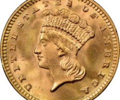 Монета Large Indian Head, 1 долар 1889, США, США