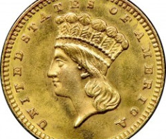 Монета Large Indian Head, 1 долар 1888, США, США