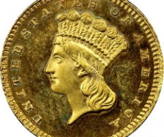 Монета Large Indian Head, 1 долар 1886, США, США