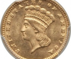 Монета Large Indian Head, 1 долар 1885, США, США