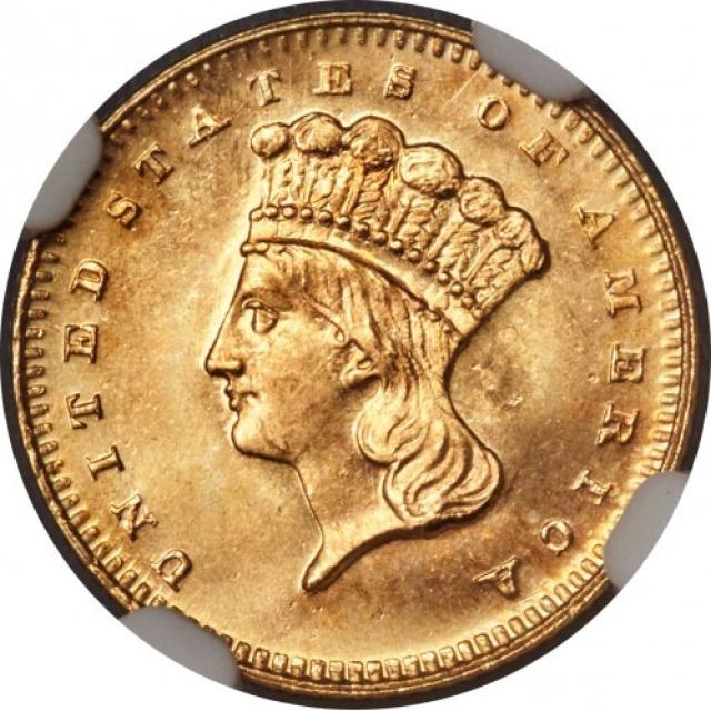 Монета Large Indian Head, 1 долар 1879, США, США