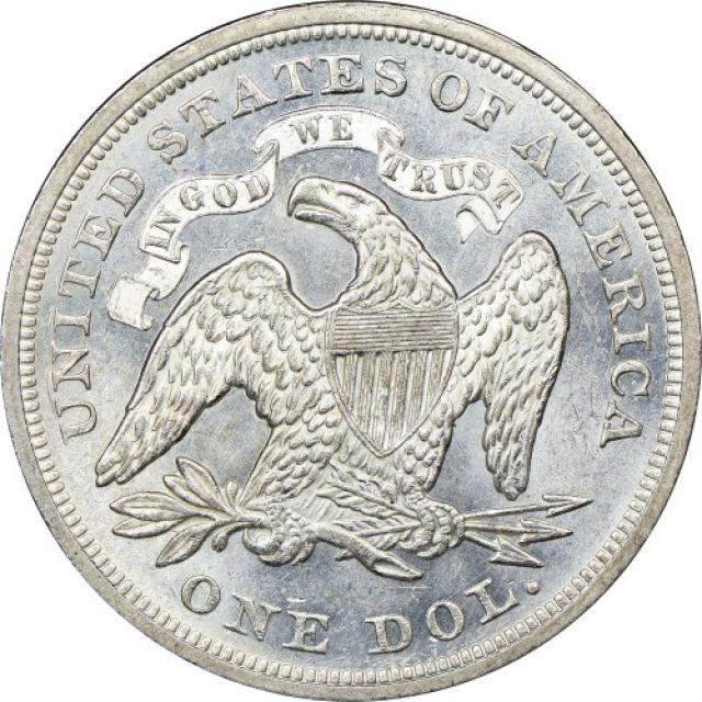 Монета Свобода, що сидить, 1 долар 1870, США, США