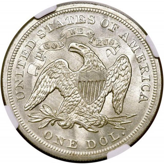 Монета Свобода, що сидить, 1 долар 1869, США, США