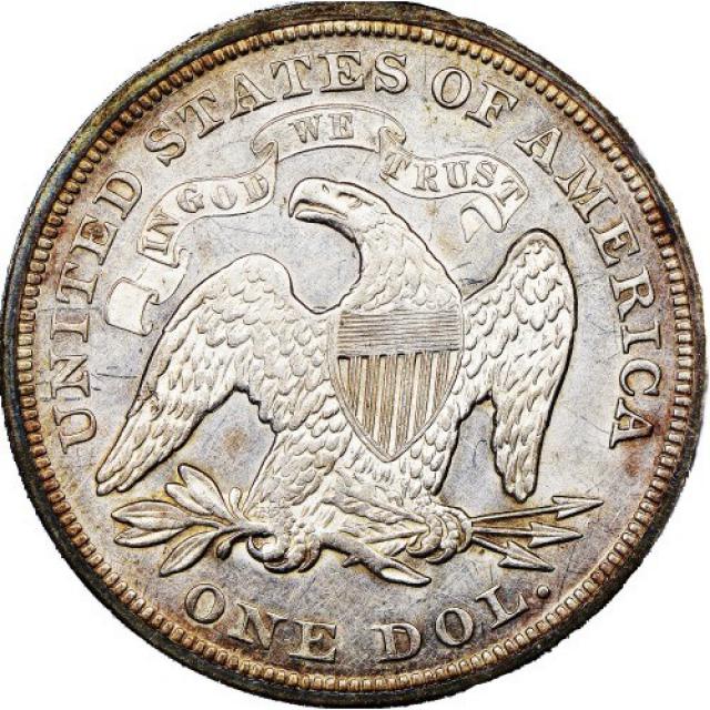 Монета Свобода, що сидить, 1 долар 1868, США, США
