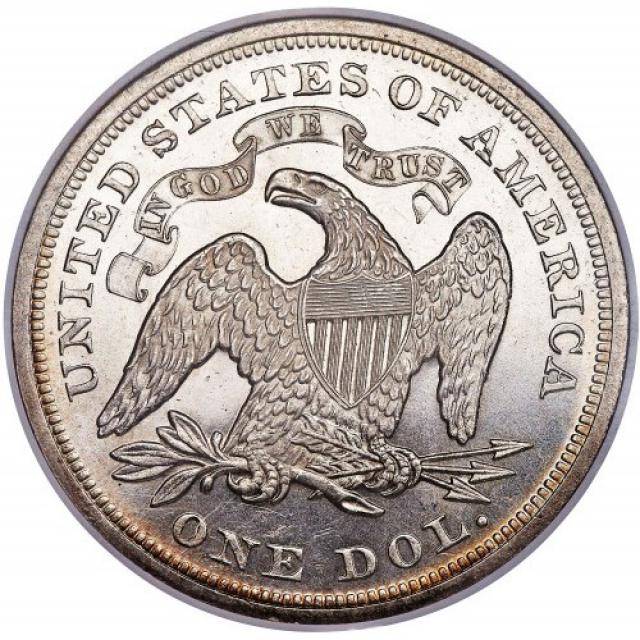 Монета Свобода, що сидить, 1 долар 1867, США, США
