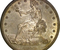 Монета Trade Dollar, 1 долар 1878, США, США