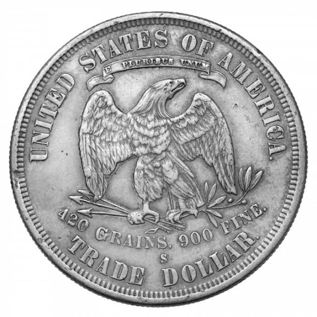 Монета Trade Dollar, 1 долар 1877, США, США