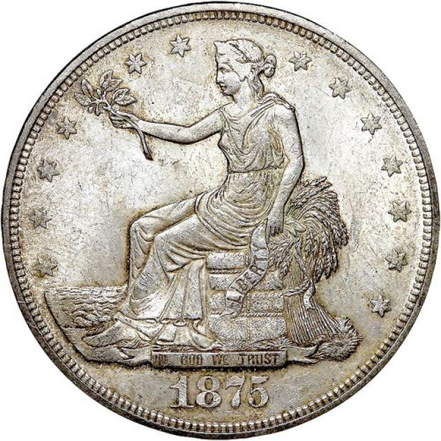 Монета Trade Dollar, 1 долар 1875, США, США