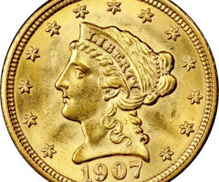 2½ долара 1907, США, США