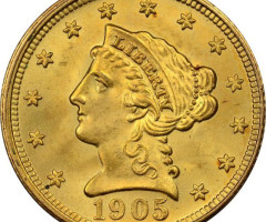 2½ долара 1905, США, США