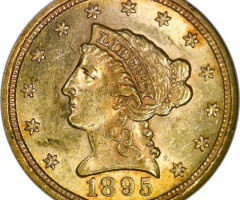 2½ долара 1895, США, США
