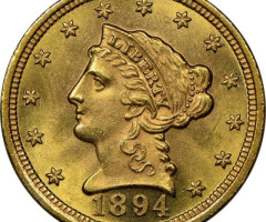 2½ долара 1894, США, США