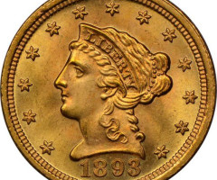 2½ долара 1893, США, США