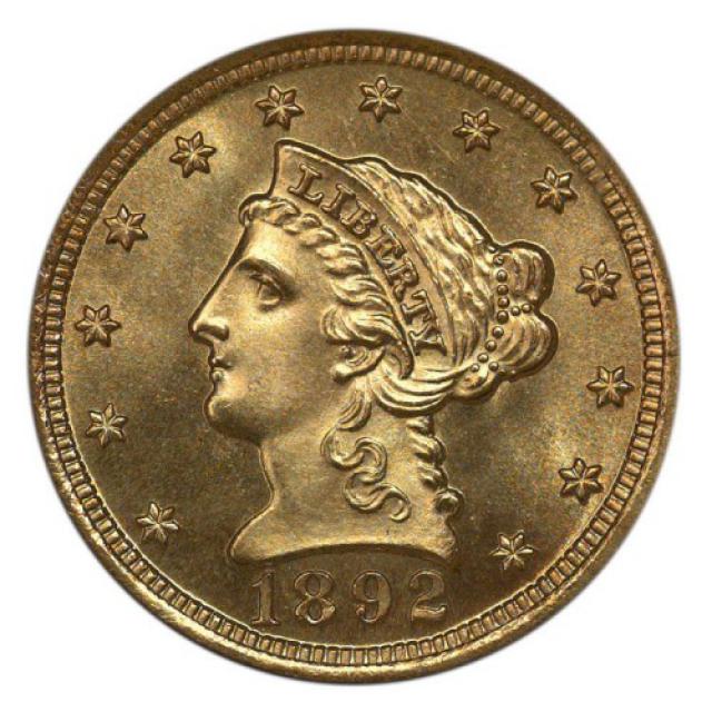 2½ долара 1892, США, США