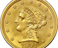 2½ долара 1891, США, США