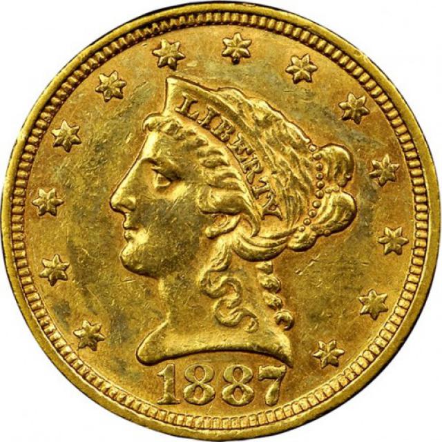 2½ долара 1887, США, США